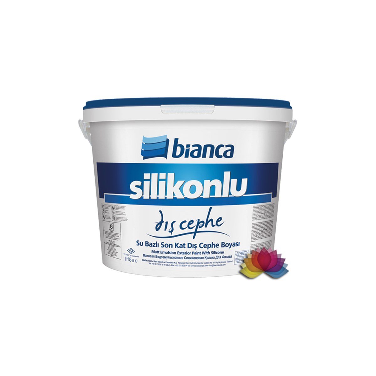 Bianca Silikonlu Dış Cephe Boyası 7,50 Lt resmi