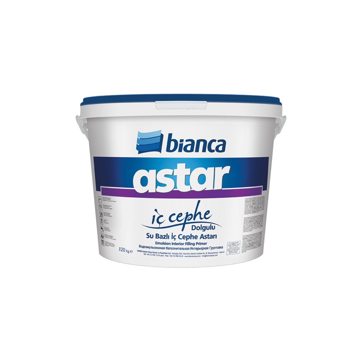 Bianca İç Cephe Dolgulu Astar 20 Kg Beyaz resmi