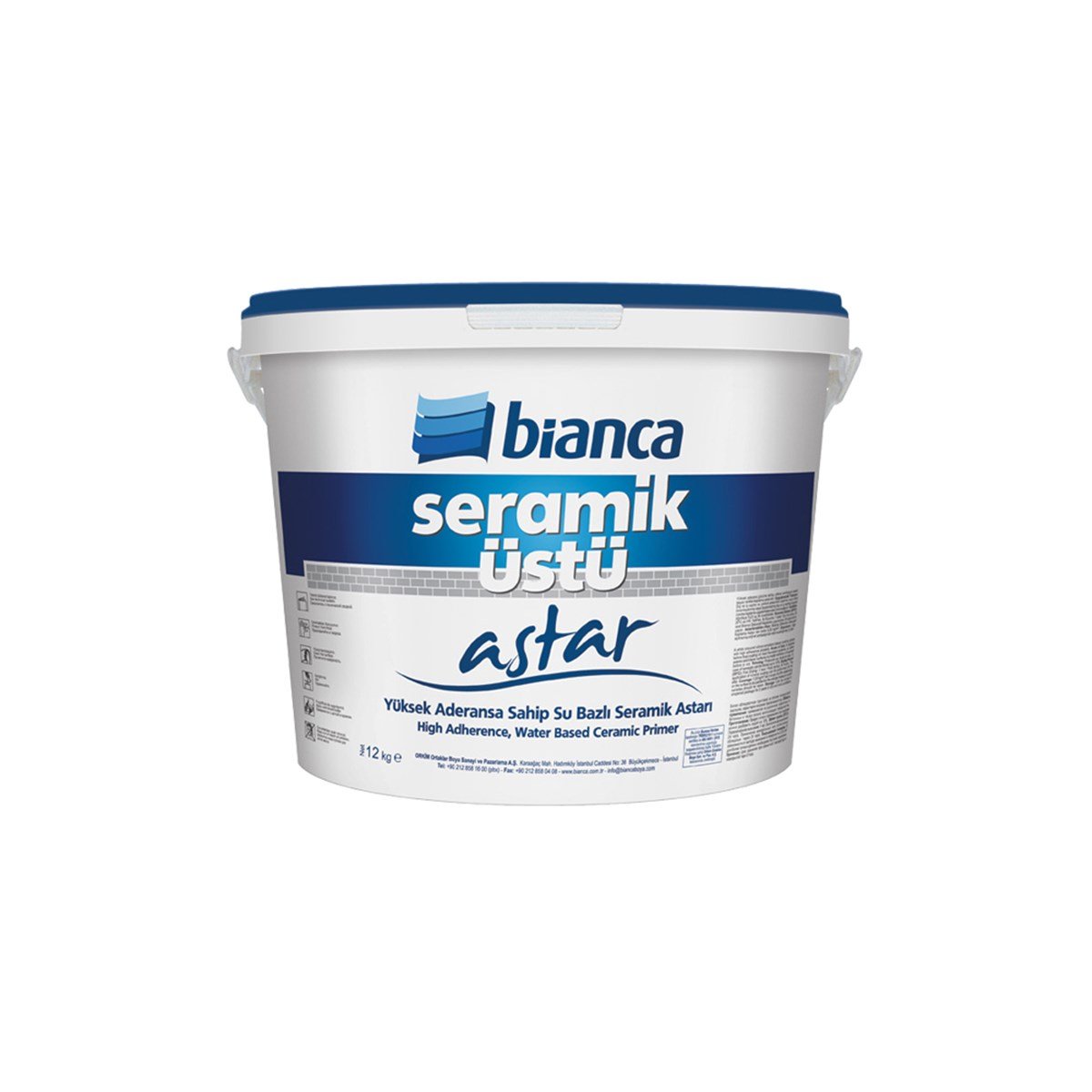 Bianca Seramik Üstü Astar 12 Kg Kırmızı resmi