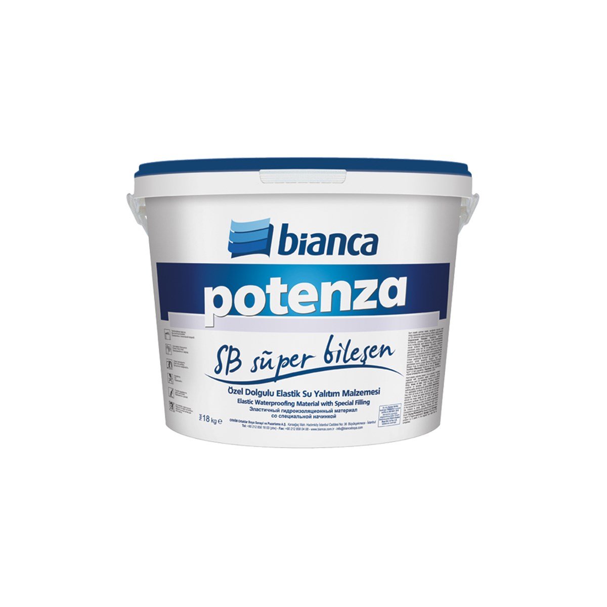 Bianca Potenza Sb Süper Bileşen 18 Kg Beyaz resmi