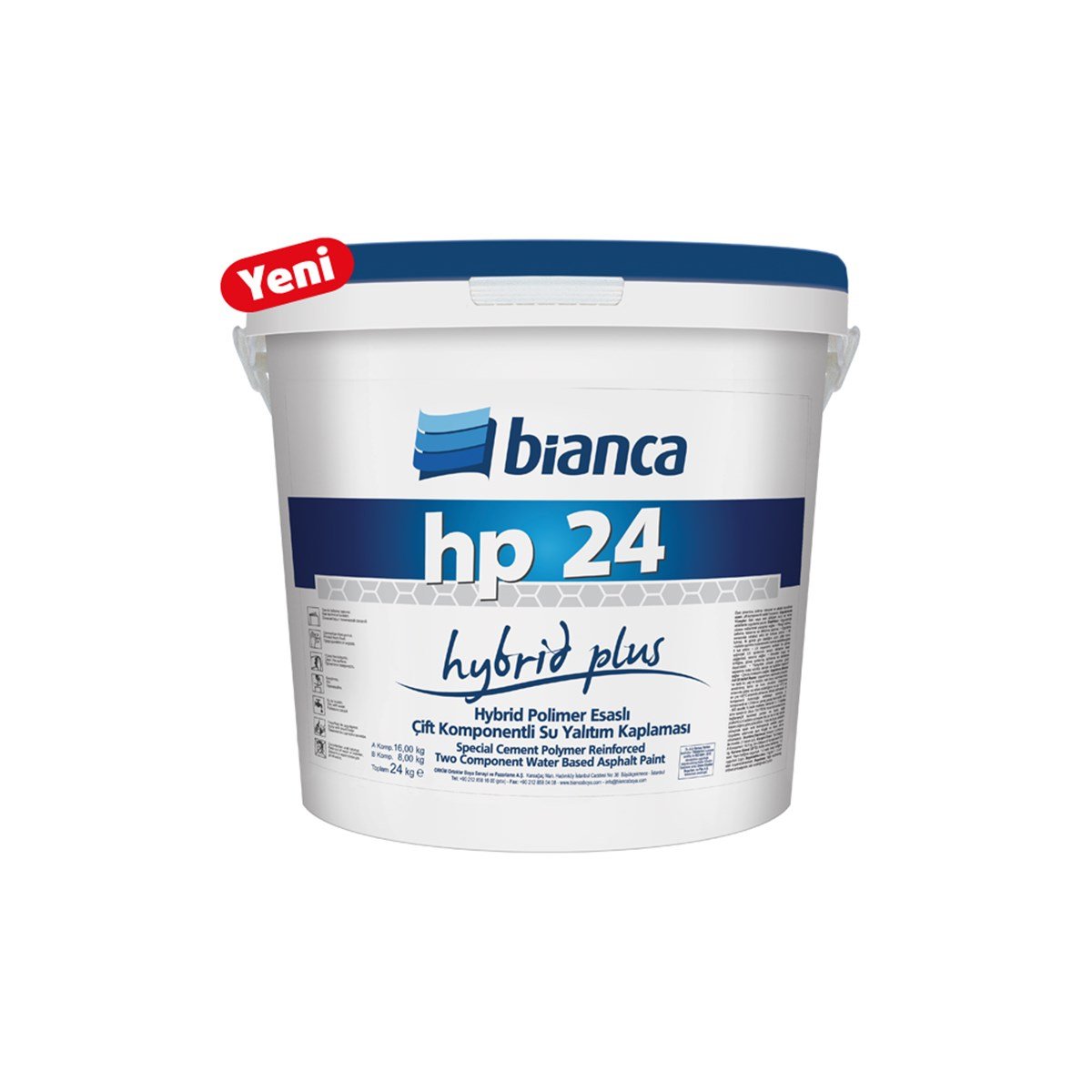 Bianca Hp-24 Hybrid Plus Çift Bileşenli Su Yalıtım Malzemesi 24 Kg resmi