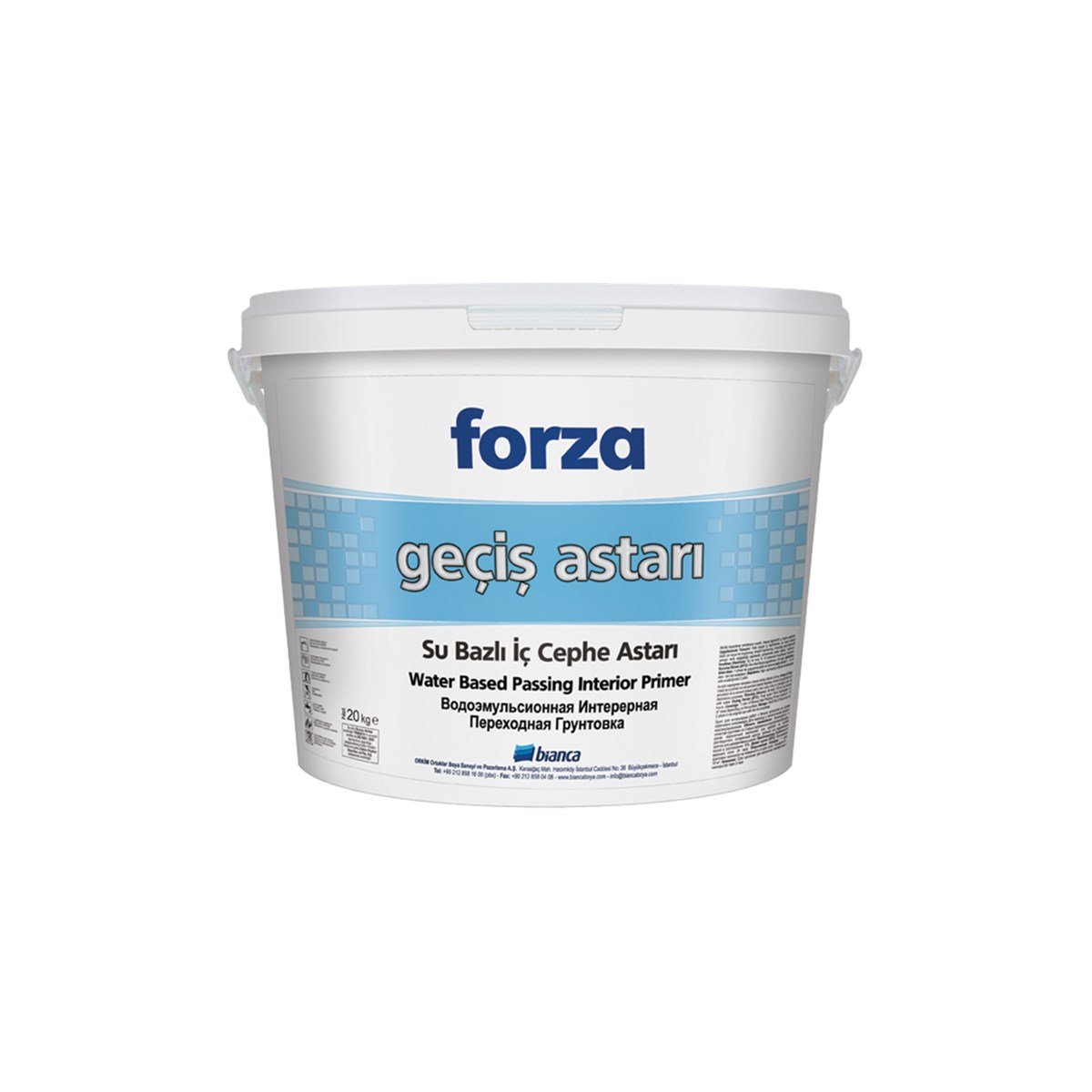 Bianca Forza Geçiş Astarı 10 Kg Beyaz resmi