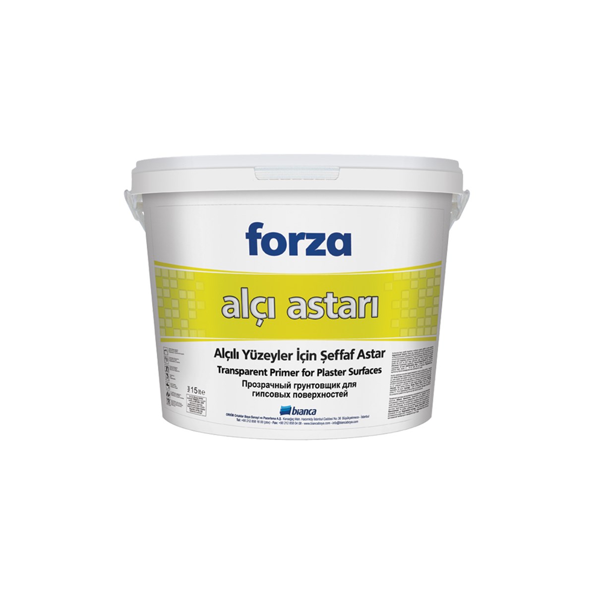 Bianca Forza Alçı Astarı 15 Lt Şeffaf resmi