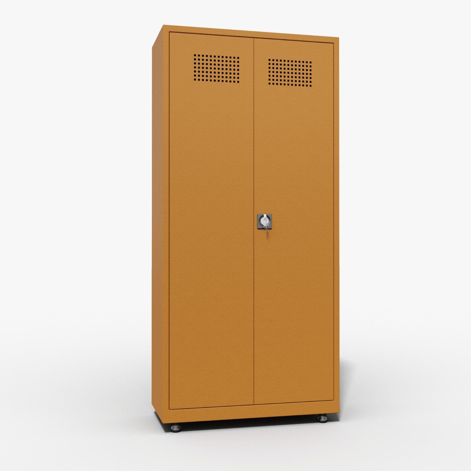 Usta Çelik Kimyasal Koruyucu Malzeme Dolabı 92X48X200 U-Kmy  resmi