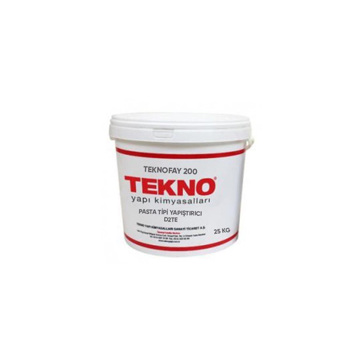 Teknofay 200 Pasta Tipi Seramik Yapıştırıcı D2TE 25 Kg resmi