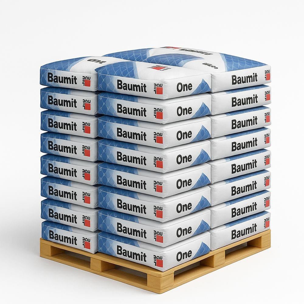 Baumit One Seramik Yapıştırıcı Gri 25kg / 60'lı Palet resmi