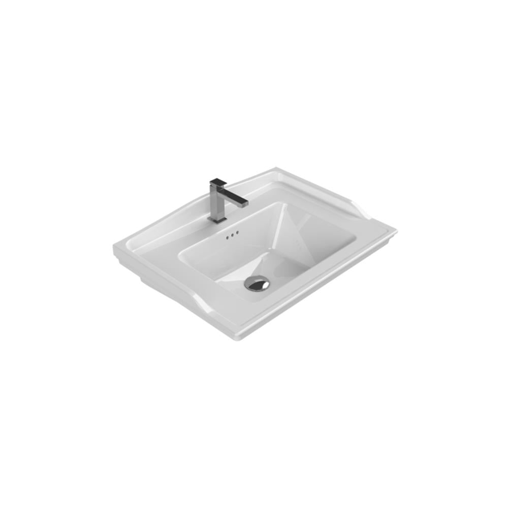 Turkuaz Cerastyle Kapadokya Etajerli Lavabo 65X48 036100-U resmi
