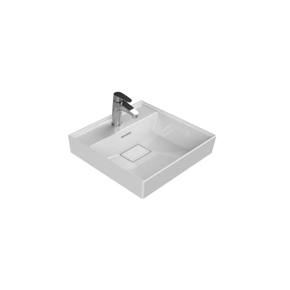 Turkuaz Cerastyle Sharp Etajerli Lavabo 48X48Cm 037000-U resmi