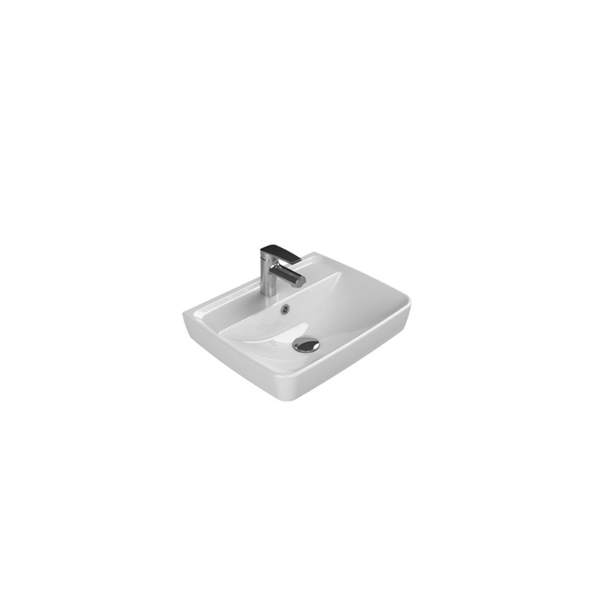 Turkuaz Cerastyle Duru Lavabo 50X40Cm 035000-U resmi