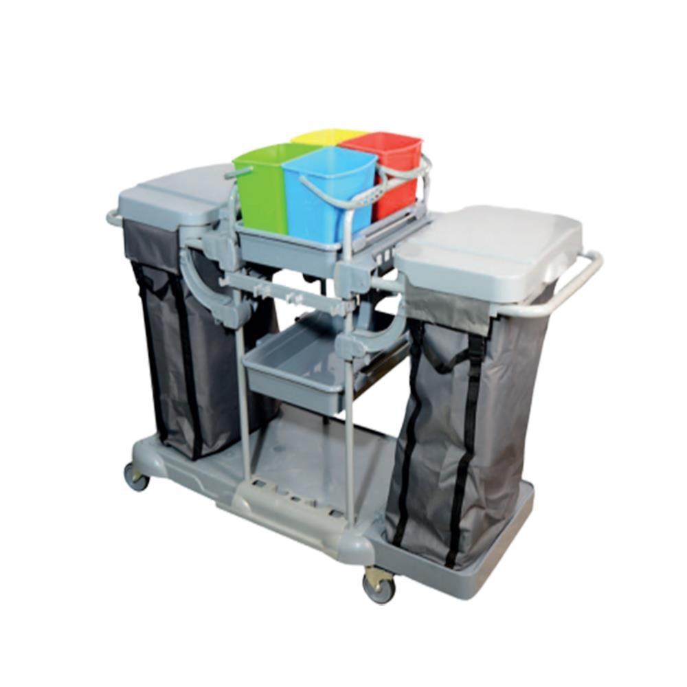 Kat Hizmet Arabası Çift Brandalı Plastik KHA 3302 resmi