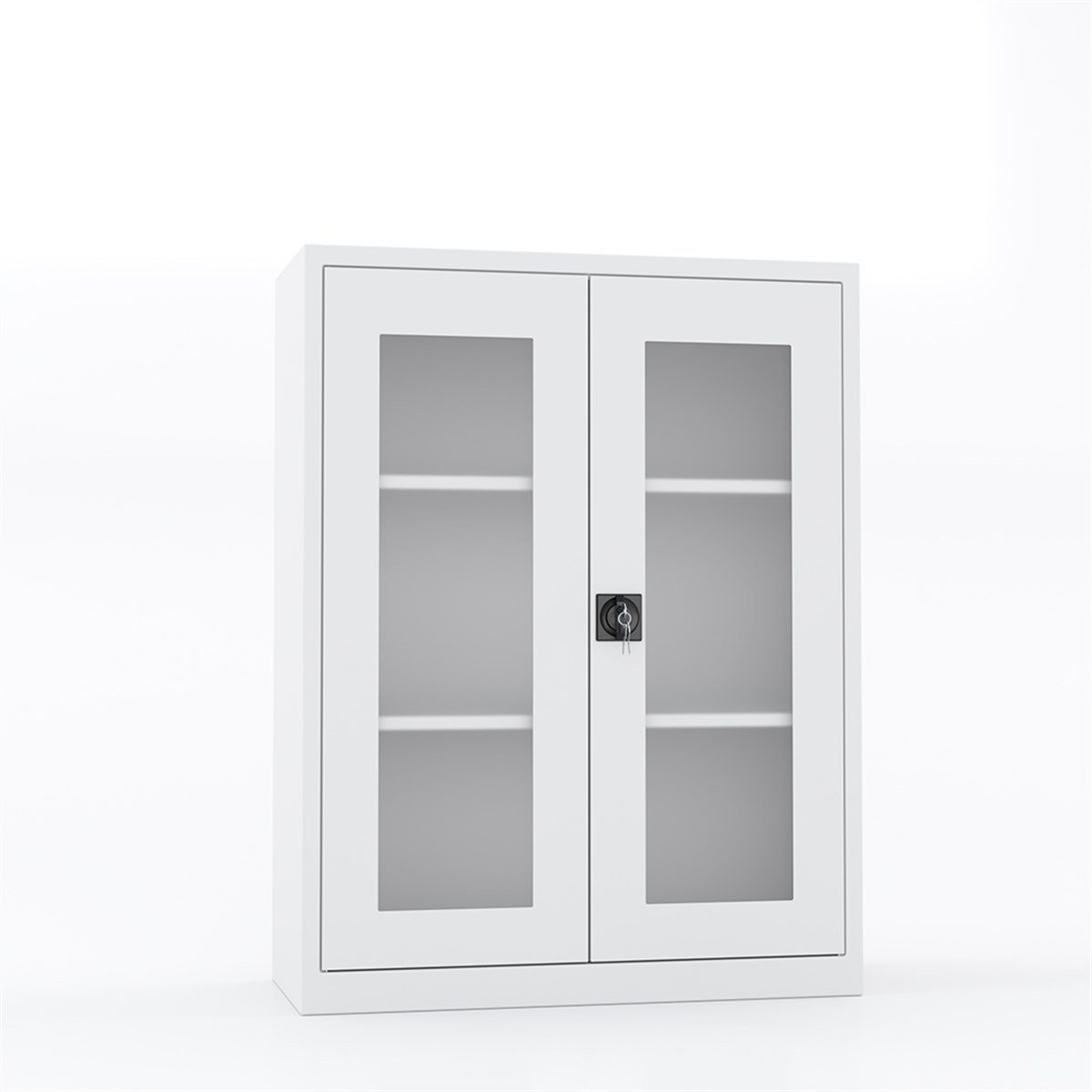 Usta Çelik Dosya Dolabı Pleksi Kapılı 92X40X120 U-Dsy02-P resmi