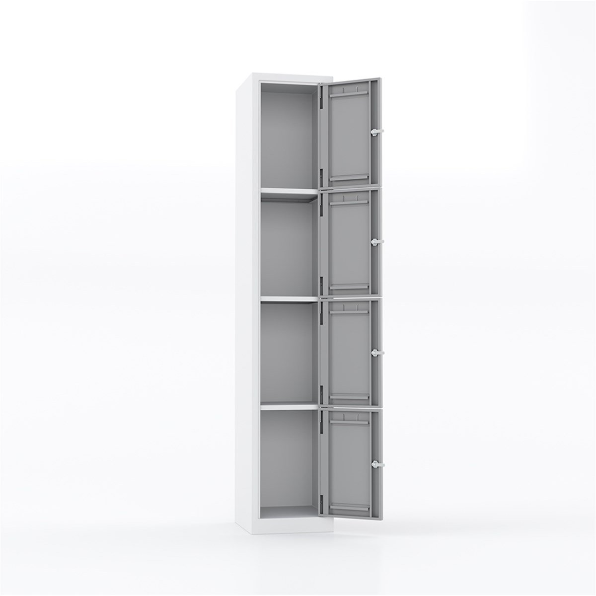 Usta Çelik Emanet Dolabı Metal 4 Gözlü 35X40X195 U-Gz04 resmi