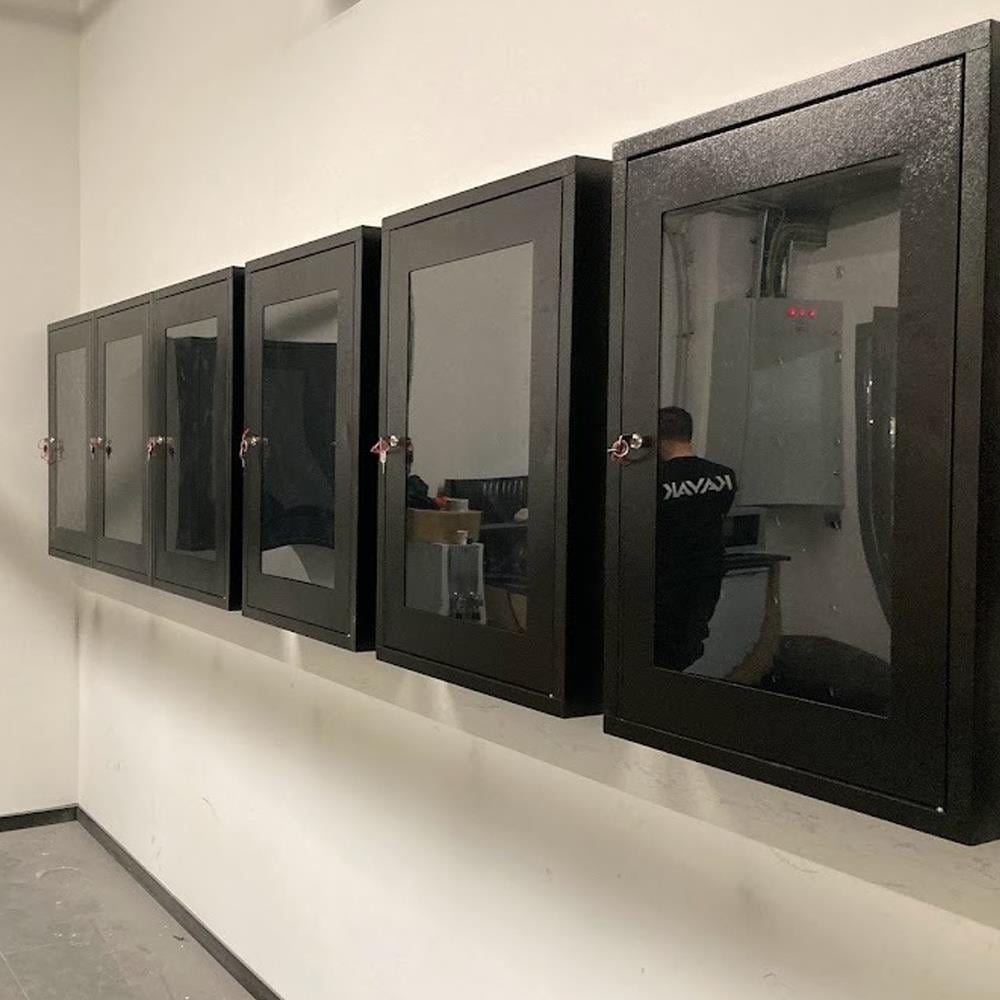 Usta Çelik 30 lu Anahtar Dolabı Siyah 60x10x100 U-anr30 resmi