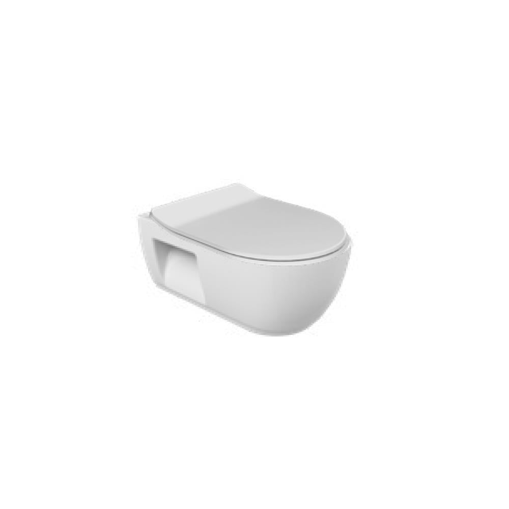 Turkuaz Cerastyle City Rimless Engelli Asma Klozet + Bella Slim Yavaş Kapanan UF Kapak SET002070 resmi