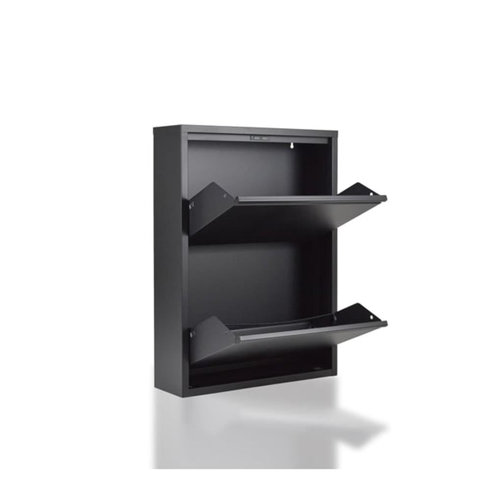 Usta Çelik 2 Li Metal Ayakkabılık Siyah 50x15x75h U-ayk02 resmi