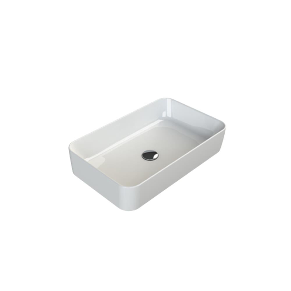 Turkuaz Cerastyle Hera Tezgah Üstü Lavabo 60X38Cm 078400 resmi