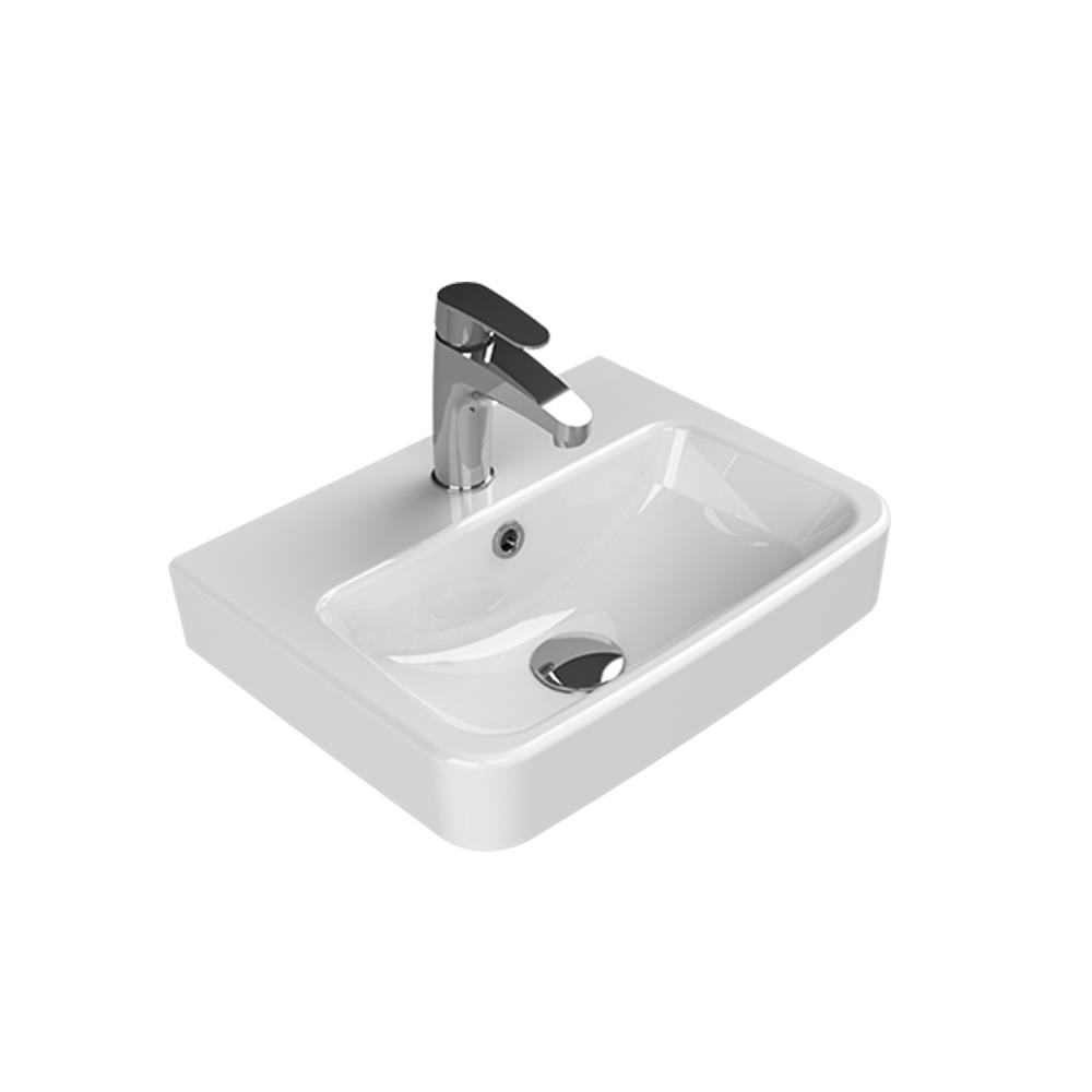 Turkuaz Cerastyle Duru Lavabo 45X35Cm 035200-U resmi