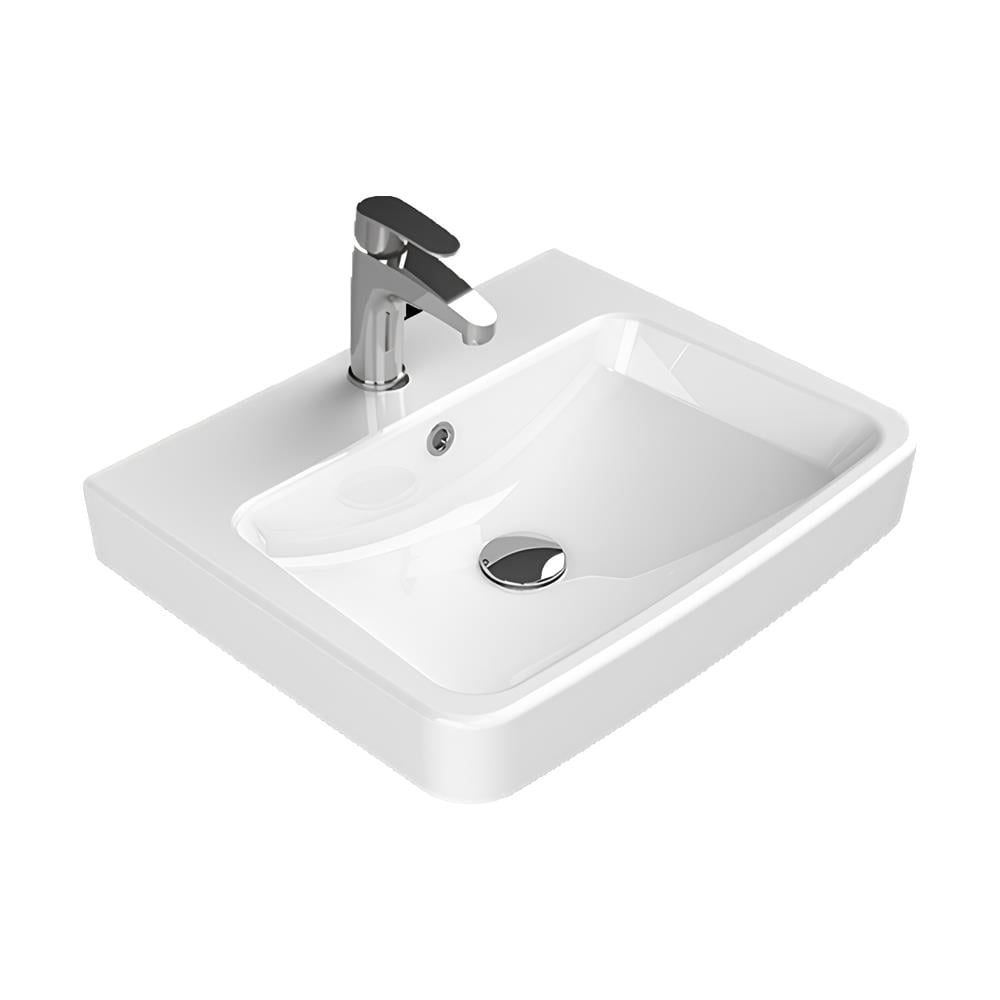 Turkuaz Cerastyle Duru Lavabo 55X45Cm 035300-U resmi