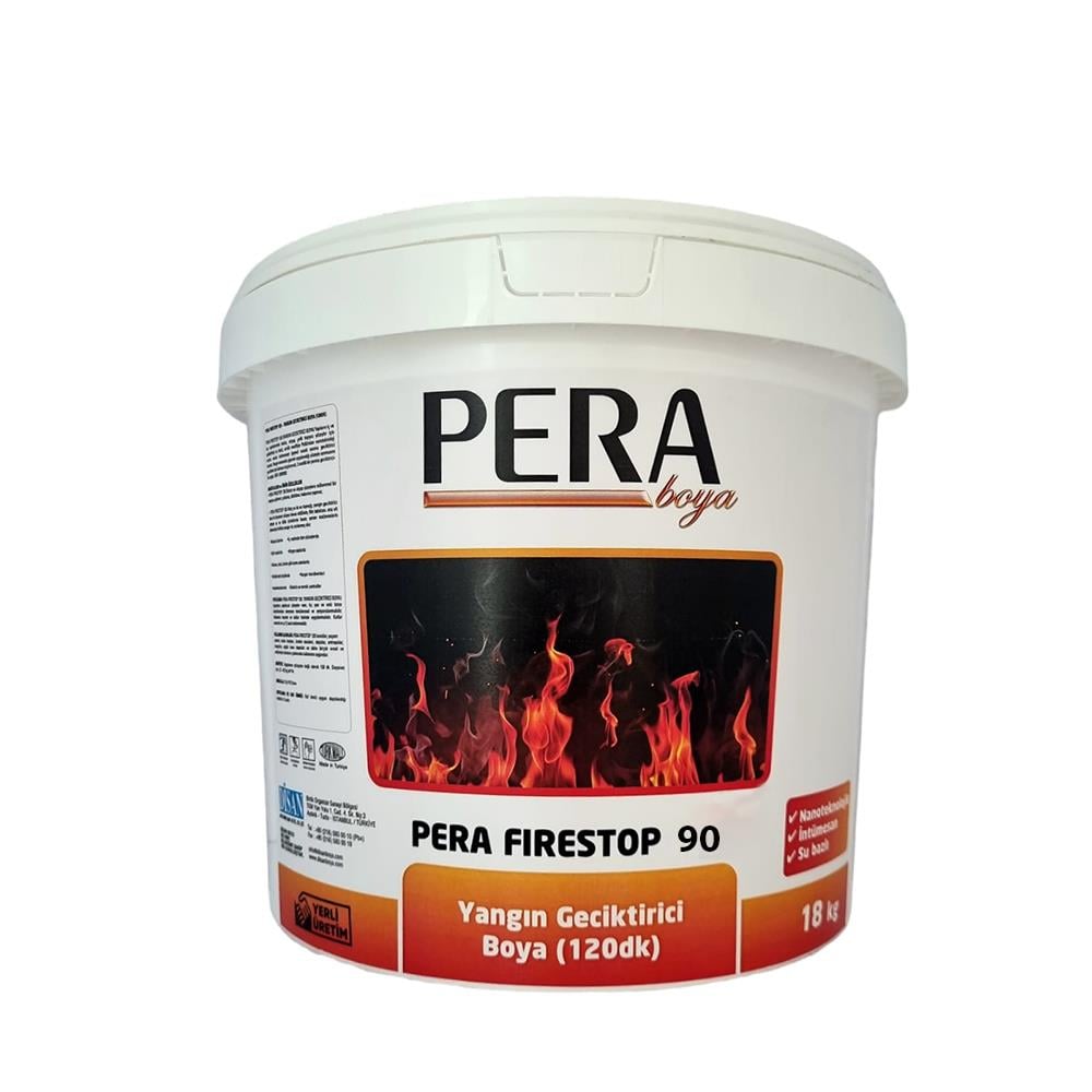Pera Firestop 90 Yangın Geciktirici Boya 18 kg Beyaz resmi