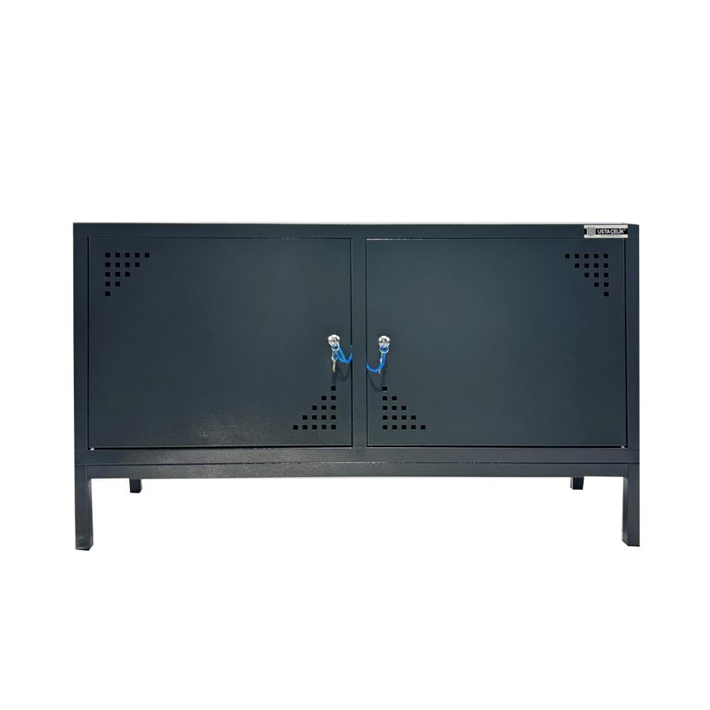 Usta Çelik Tv Sehpası Antrasit 119X40X68  U-TVSHP resmi