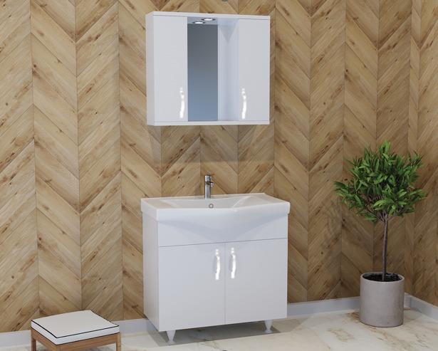 Zen Yunus Banyo Dolabı 80cm resmi