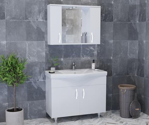 Zen Yunus Banyo Dolabı 100 CM resmi
