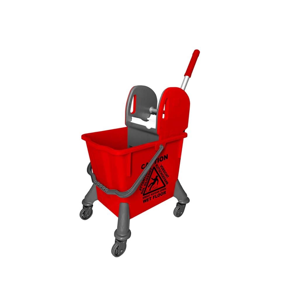 Üçtem Sts729 Spider Mimoza Presli Temizlik Arabası Seti Kırmızı resmi