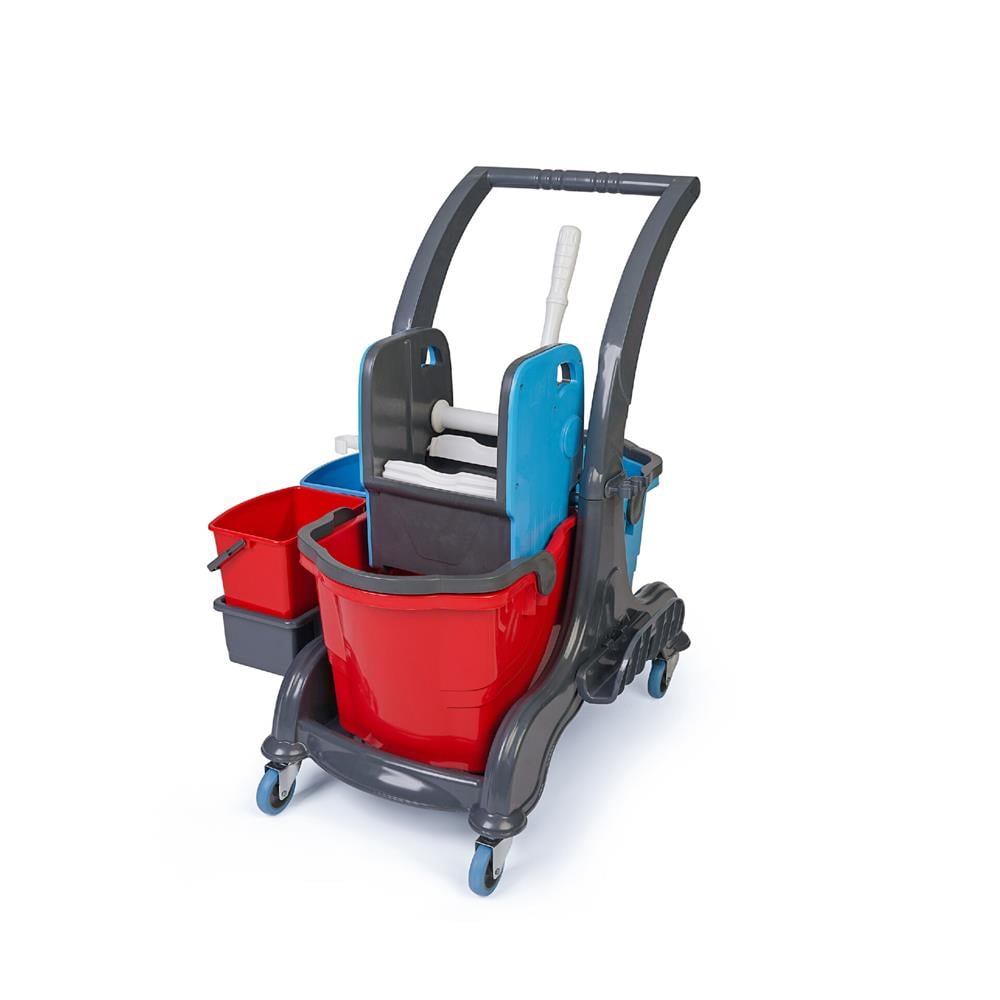 Üçtem Hck670 Herkül Çift Kovalı Temizlik Arabası Seti resmi