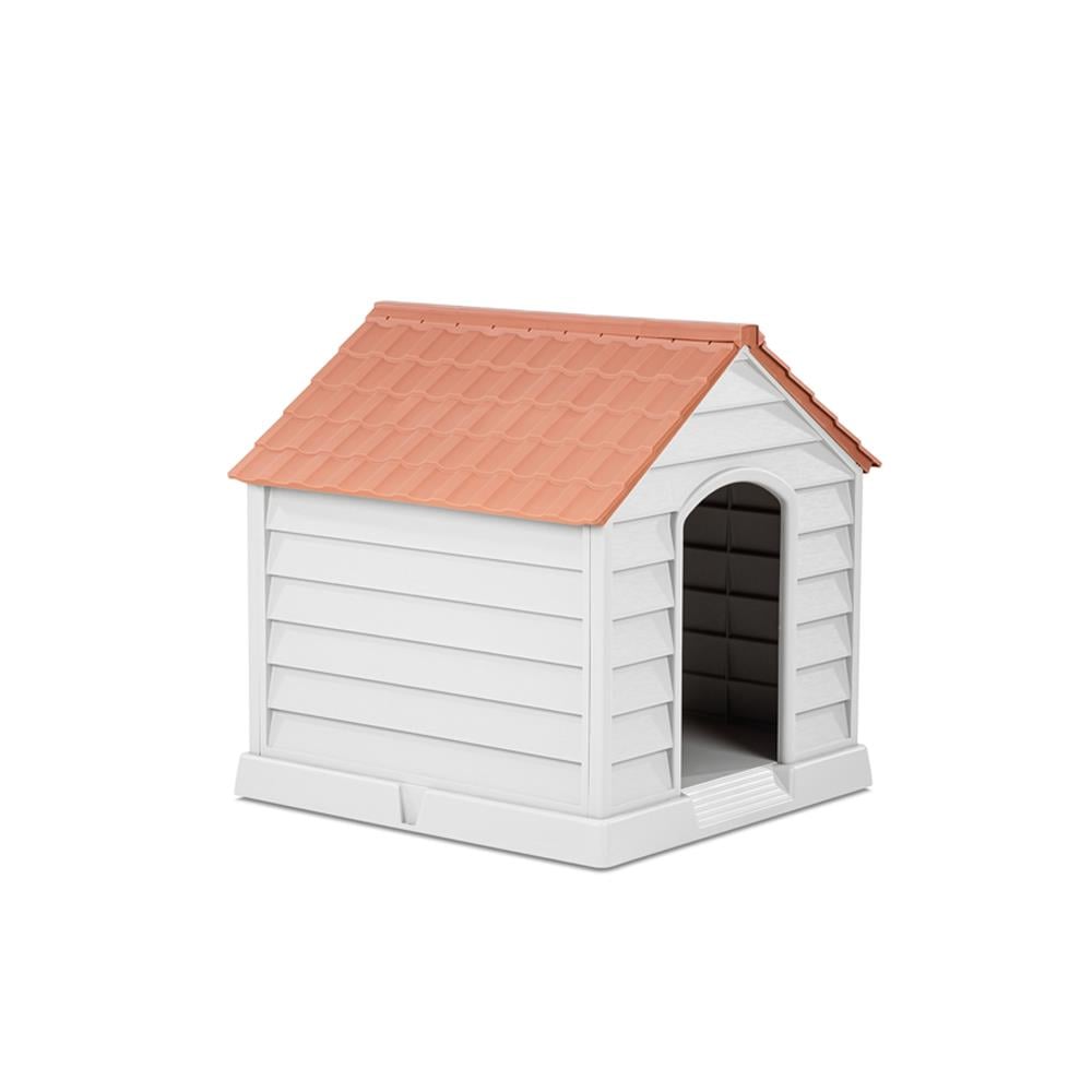 Şenyayla 5101 Büyük Köpek Kulübesi Taş Gri/Kiremit resmi