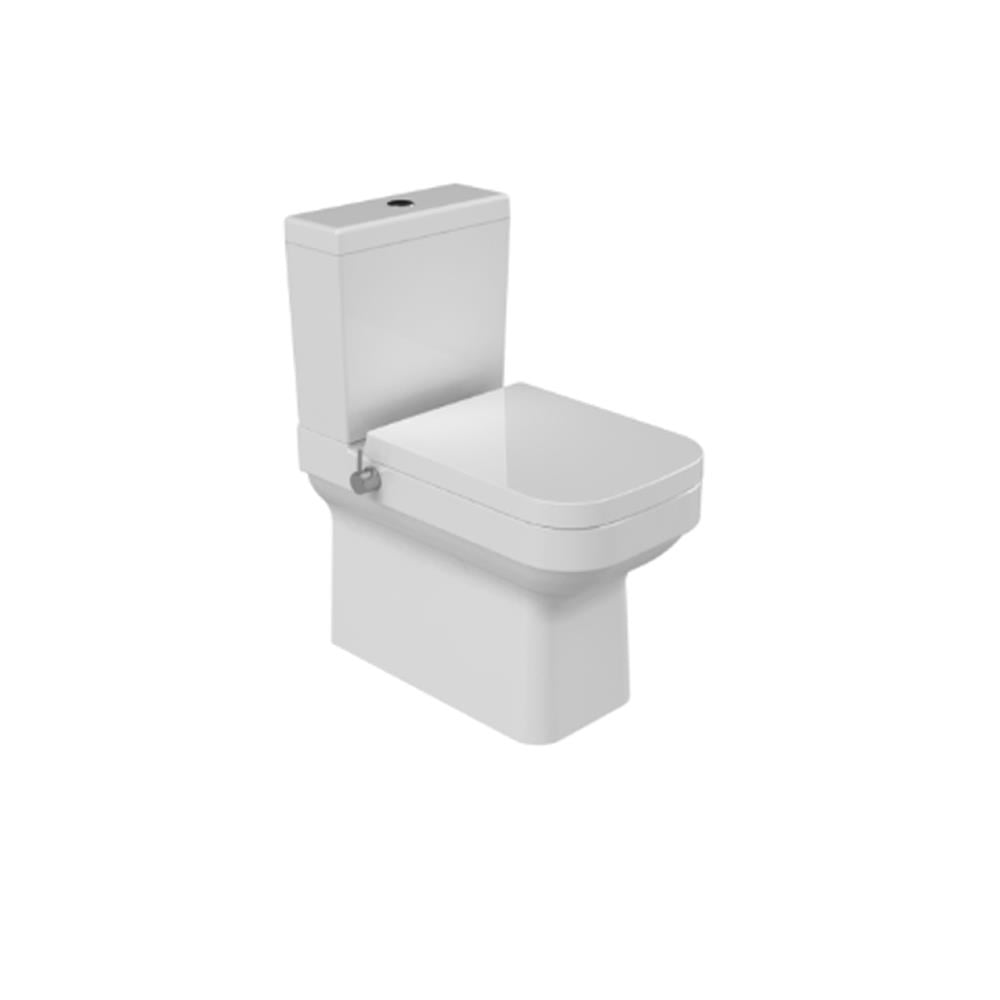 Turkuaz Cerastyle Noura Duvara Sıfır Ara Musluklu Klozet Takımı (Uf Kapak + İç Takım) Set004037 (Sıcak Ve Soğuk Su) resmi