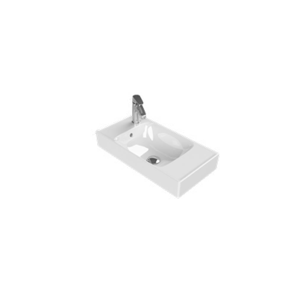Turkuaz Cerastyle Sharp Etajerli Lavabo 60X30Cm 044500-U (Soldan Batarya Delikli) resmi