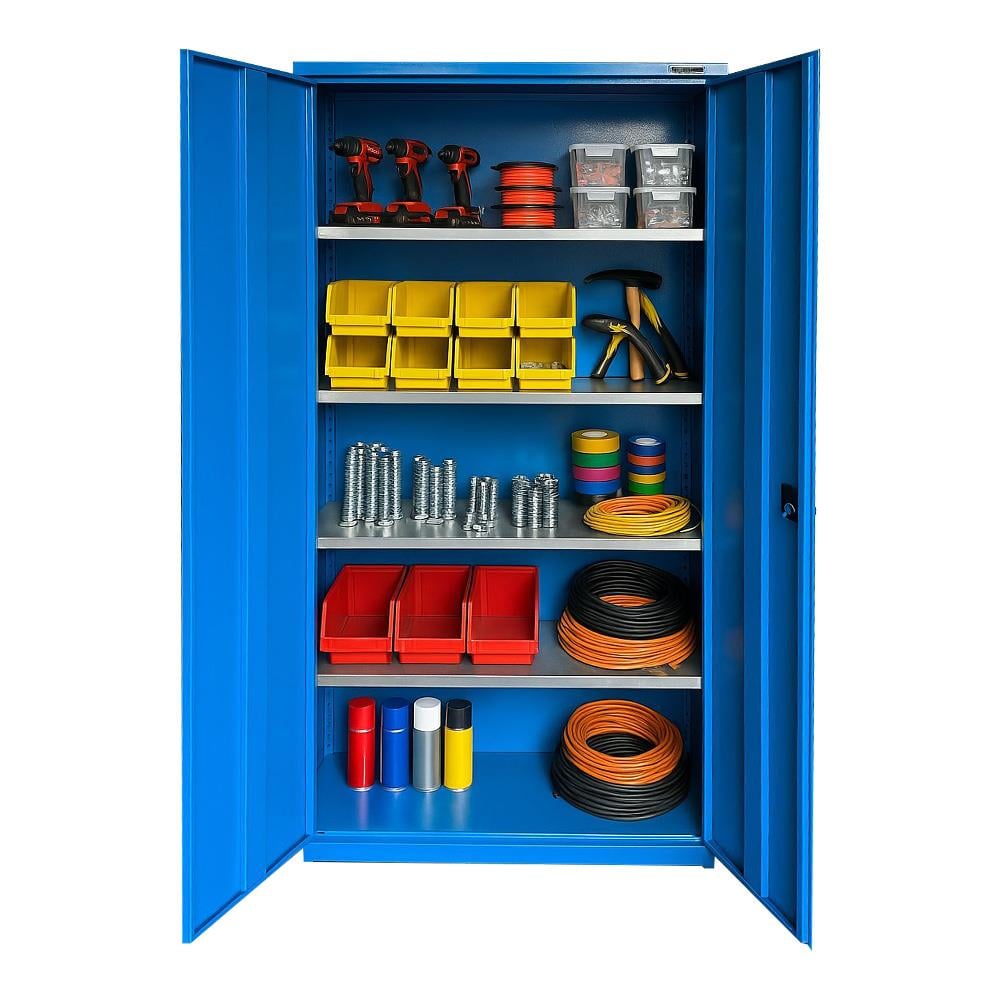 Usta Çelik Hırdavat Ve Malzeme Dolabı 92X45X200 resmi