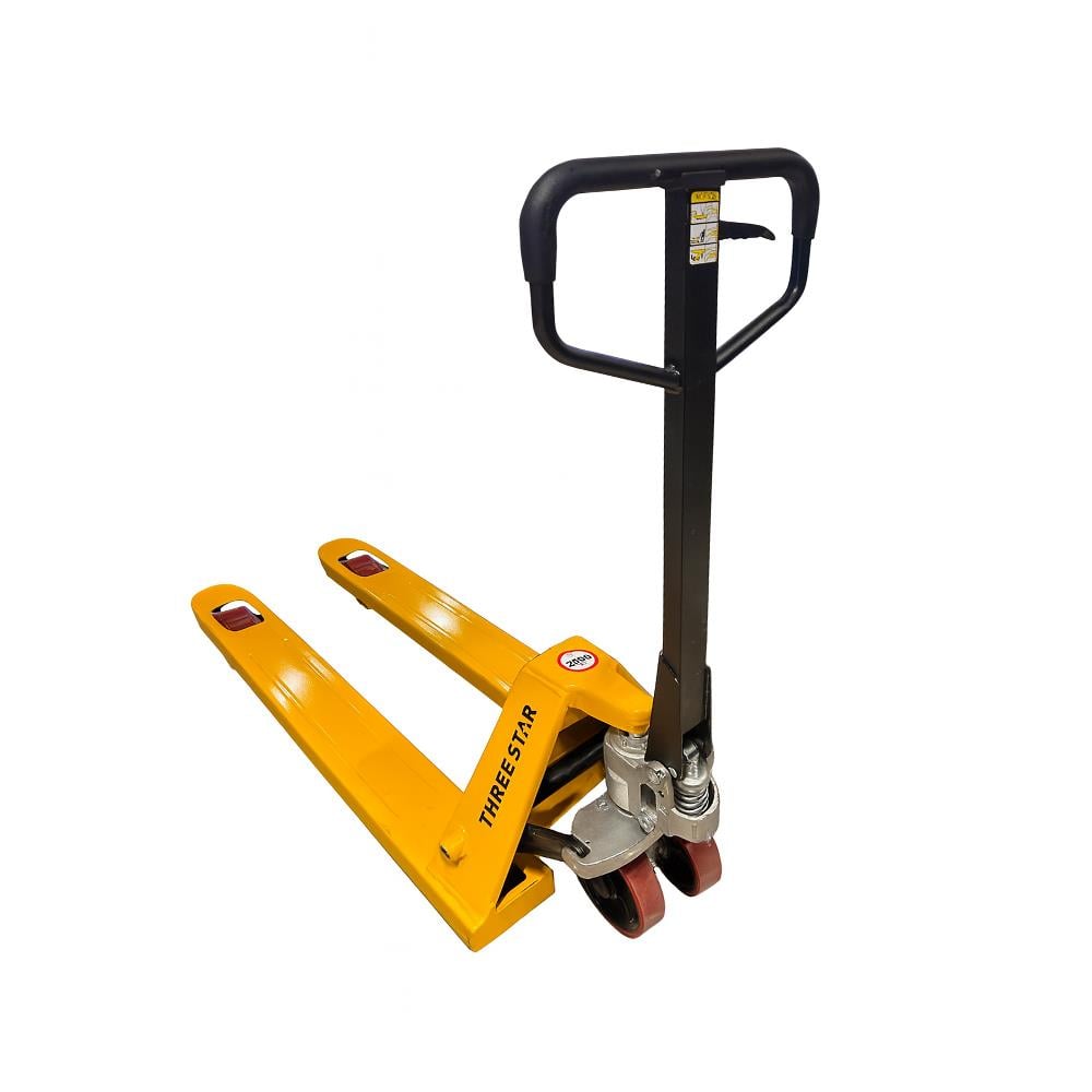 Three Star 2.5 Ton Transpalet Kırmızı Pu Teker Cm25 resmi