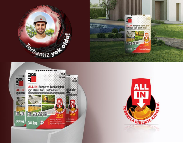 Bahçe ve Tadilat İşleri Baumit All In’den Sorulur