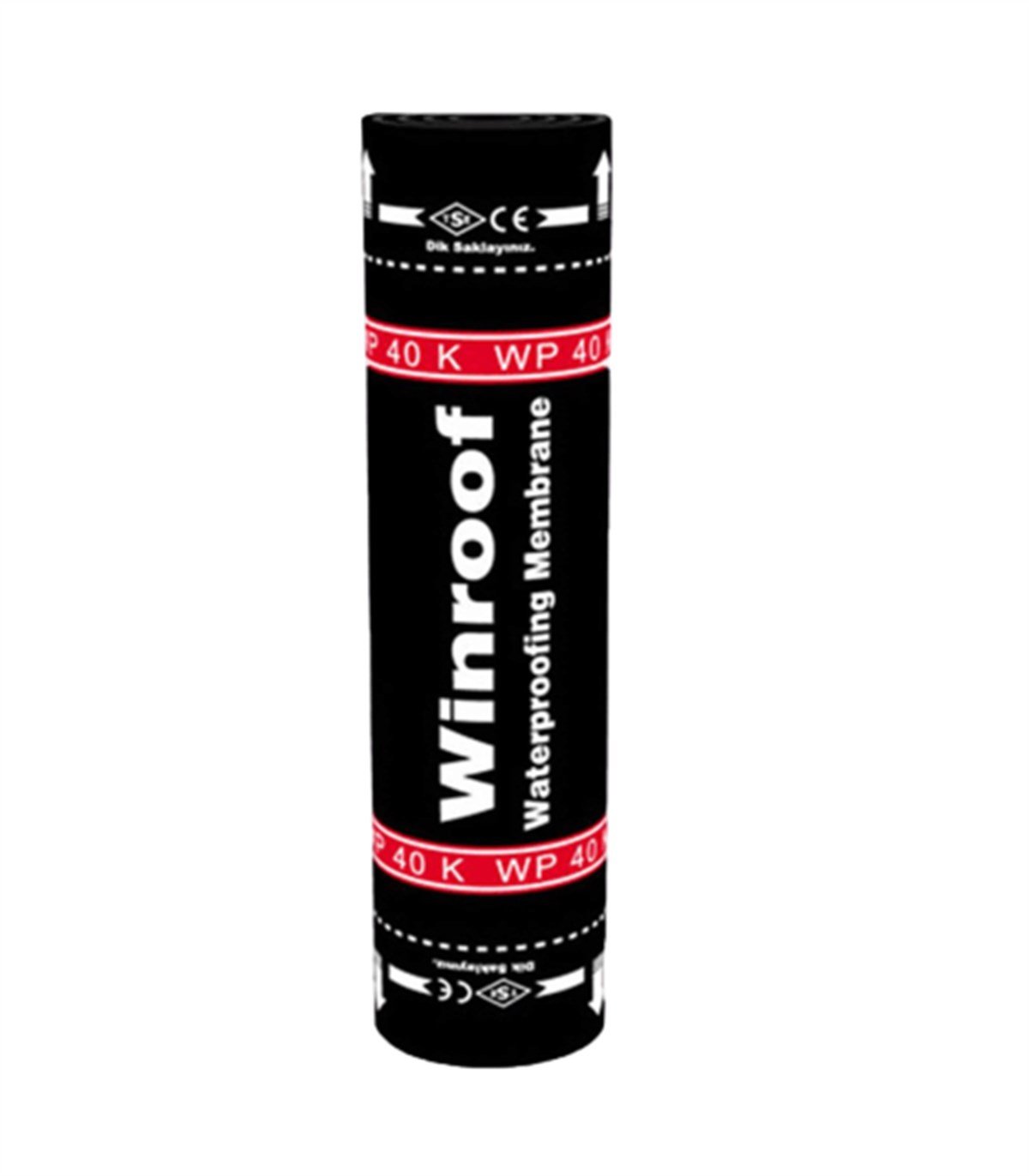 Winroof Wp 40 K Polyester Keçe Taşıyıcılı Membran Kırmızı 10 M2 (-10) resmi