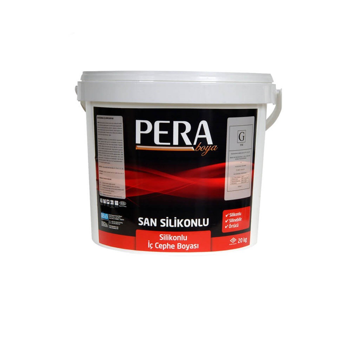 San Silikonlu İç Cephe Boyası 10Kg resmi