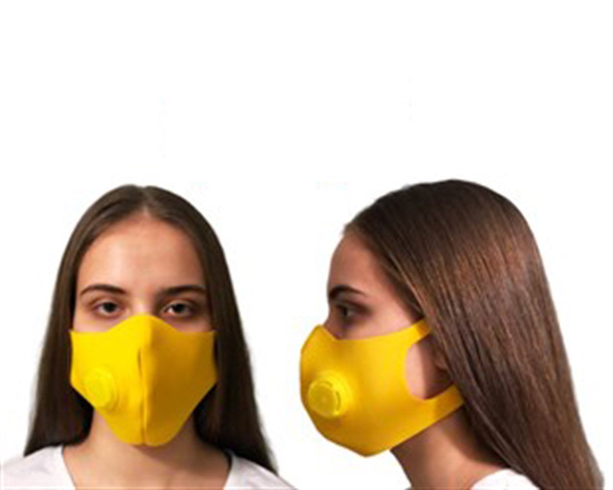 Nano Maske Sarı (Yıkanabilir) resmi