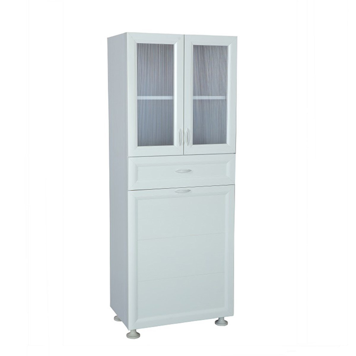 Zen Çok Amaçlı Sepetli Pvc (Plastik) Dolap 60X145X37Cm resmi