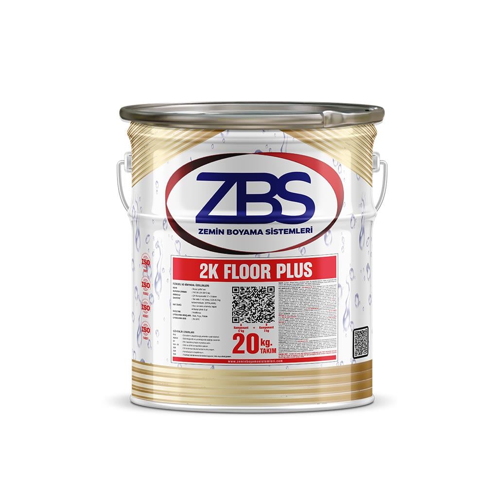 Zbs 2K Floor Plus - Sıvı Seramik 17+3 Kg (Seramik Üstü Zemin Boyası) resmi