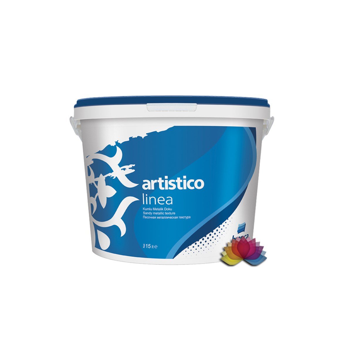 Bianca Artistico Linea (Kumlu Metalik Doku) 7,50 Lt resmi