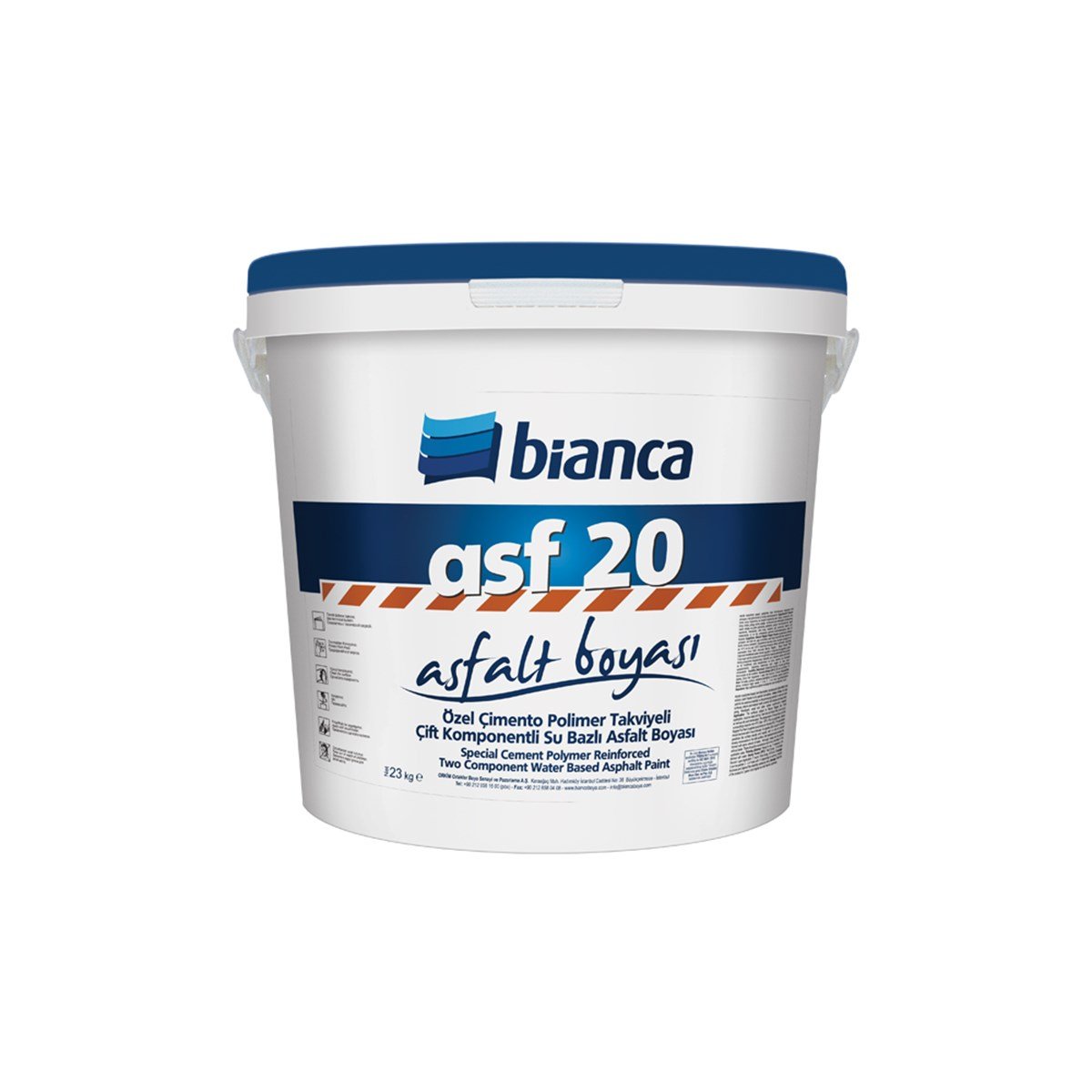 Bianca Asfalt Boyası 23 Kg resmi