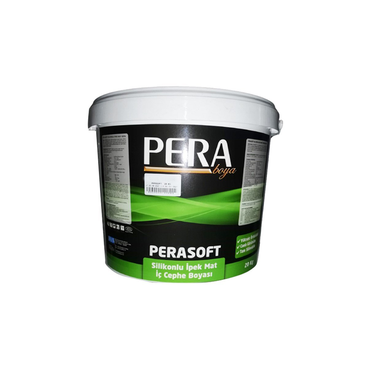 Perasoft Silikonlu İpek Mat İç Cephe Boyası 20 Kg resmi