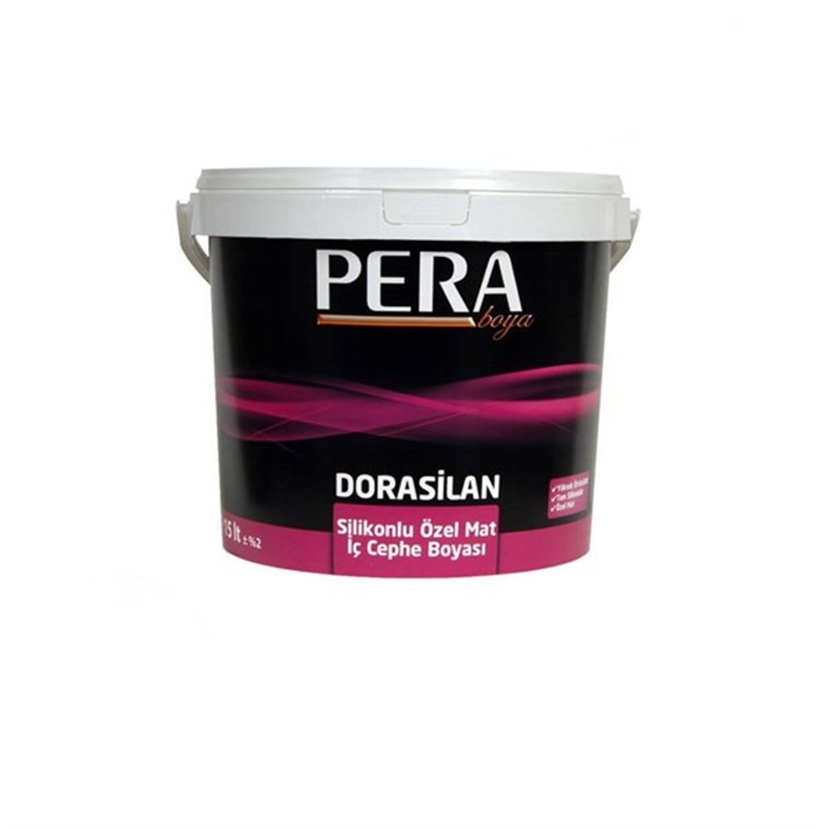DORASİLAN Silikonlu Özel Mat İç Cephe Boyası 7.5Lt. (10Kg) resmi