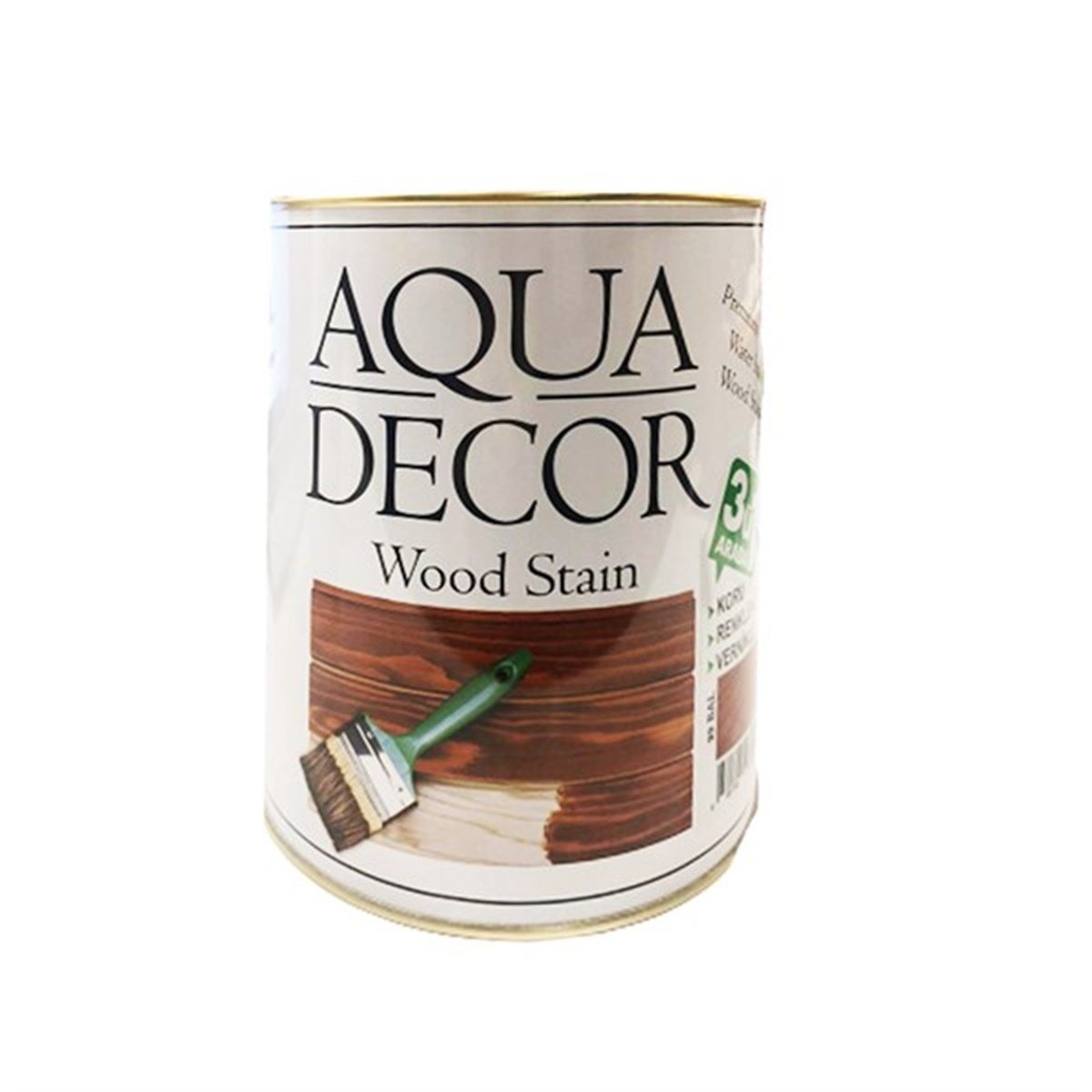 Aqua Dekor 3'ü 1 Arada Su Bazlı Ahşap Koruyucu 2,5 Kg resmi