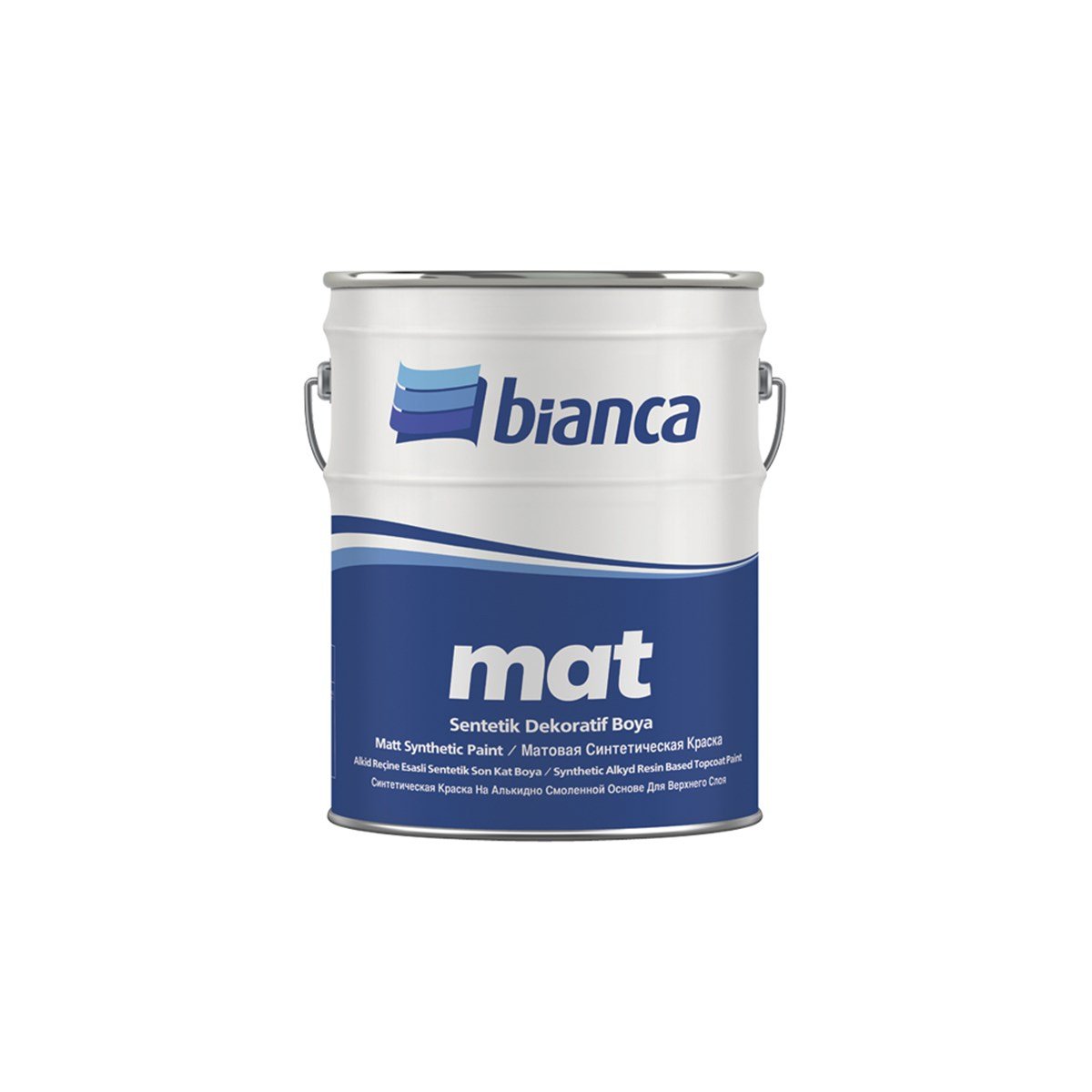 Bianca Mat Sentetik Yağlı Boya 2,50 Lt Beyaz resmi