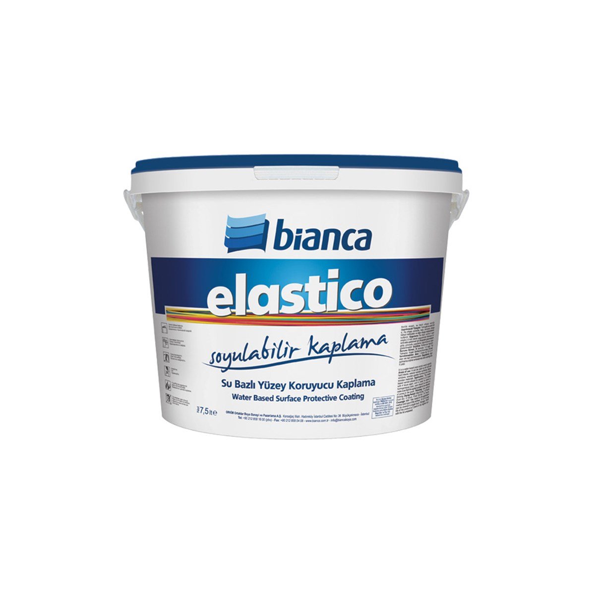 Bianca Elastico Soyulabilir Kaplama (Likit Streç) 7,50 Lt resmi