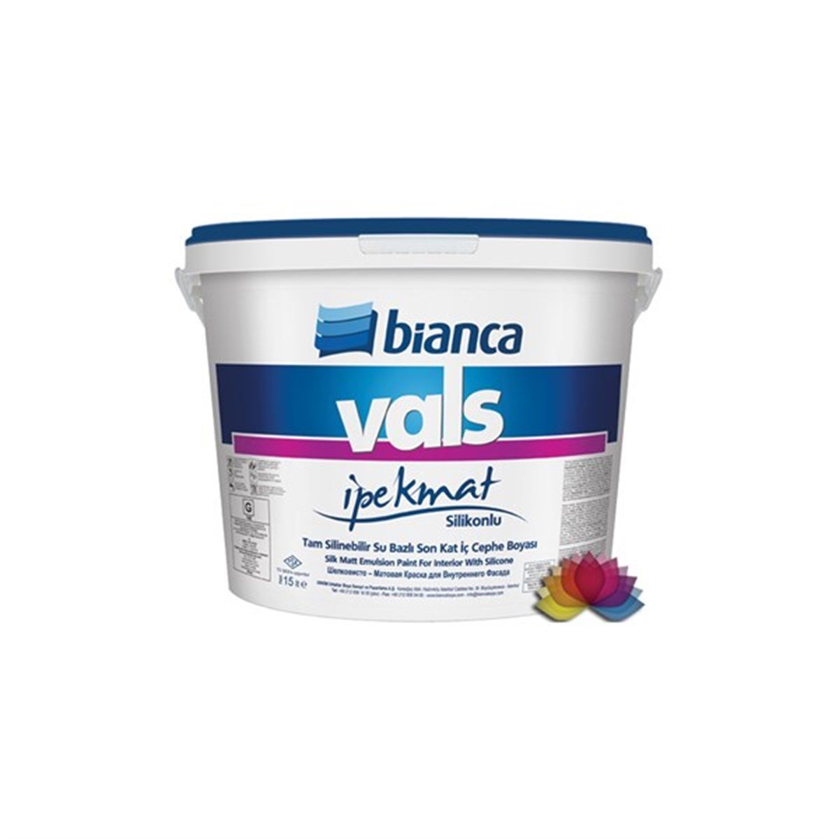 Bianca Vals İpek Mat Silikonlu İç Cephe Boyası 7,50 Lt resmi