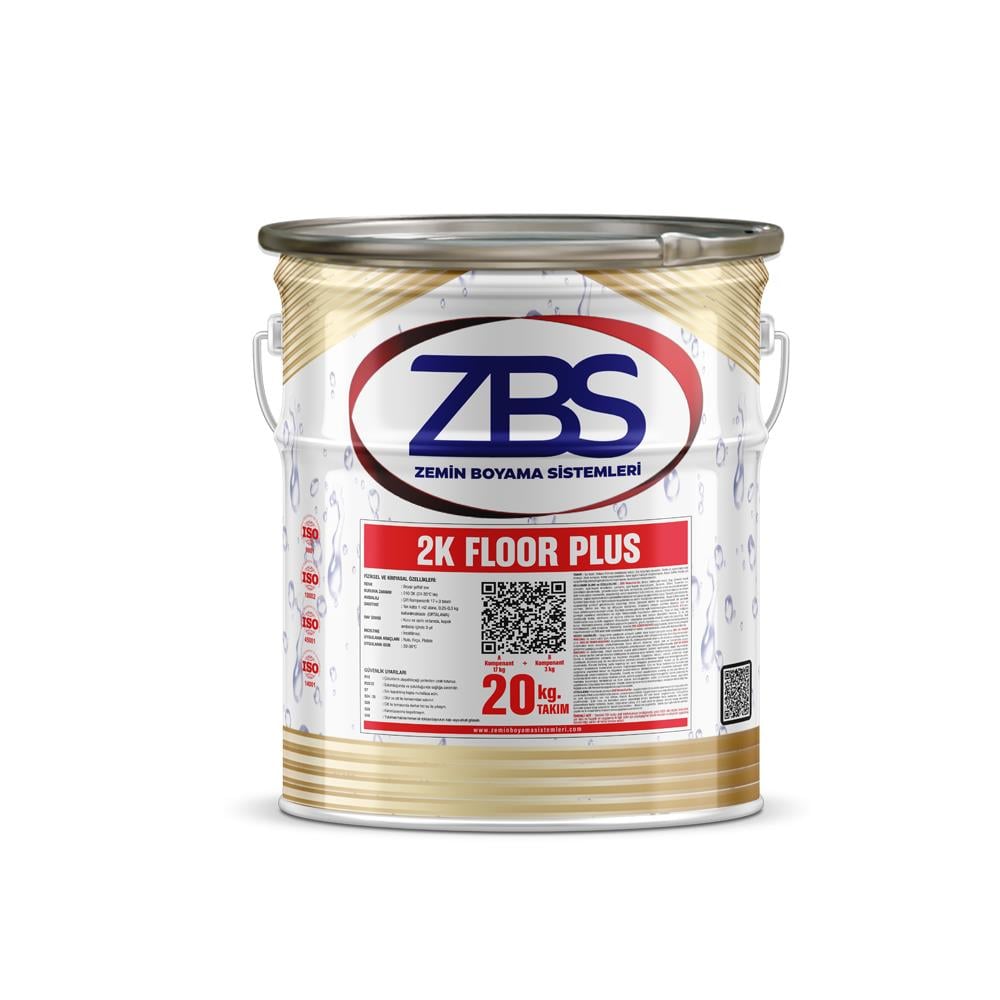 Zbs 2K Floor Plus - Sıvı Seramik 8+2 Kg (Seramik Üstü Zemin Boyası) resmi