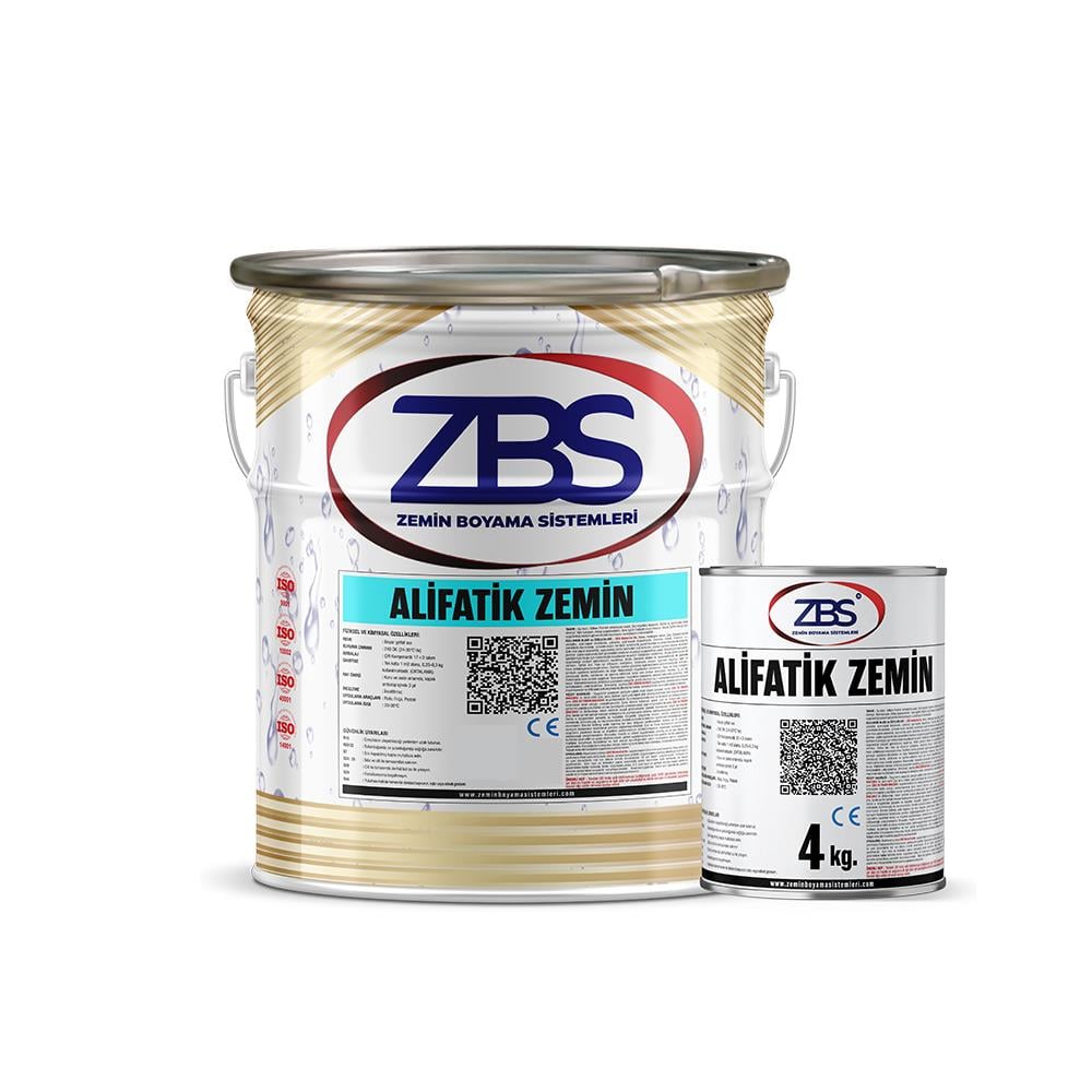 ZBS Alifatik Zemin Boyası 10 Kg (Yüksek UV Altı Zemin Boyası) resmi