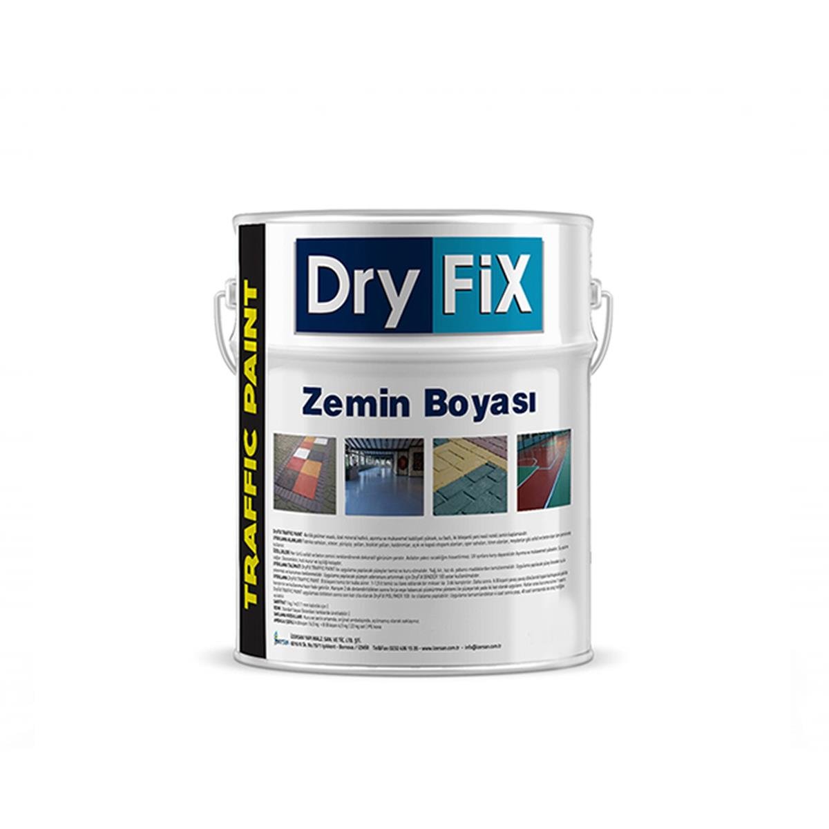Dryfix Traffic Paint Zemin Boyası 5 Kg resmi